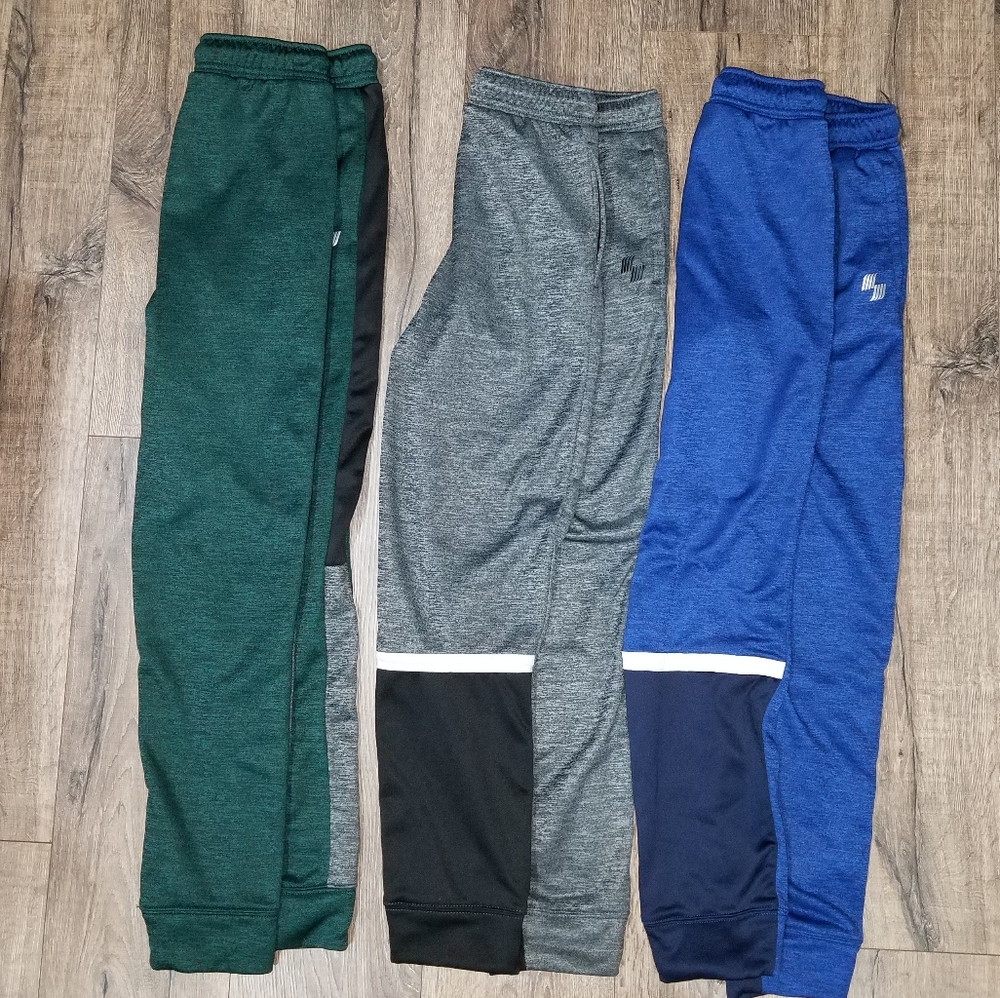 Lot of 3 Boys Children's Place Fleece Lined Performance Joggers